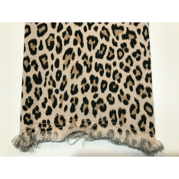 NWT GAP Girls High Stretch Jegging Ankle Sz 12 Brown Beige Animal Print #31563 - Picture 4 of 6
